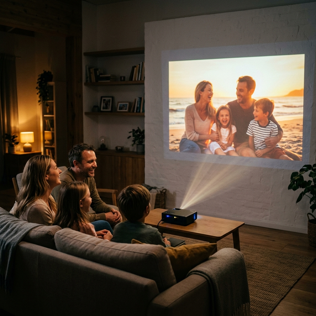 Warm family memory video
